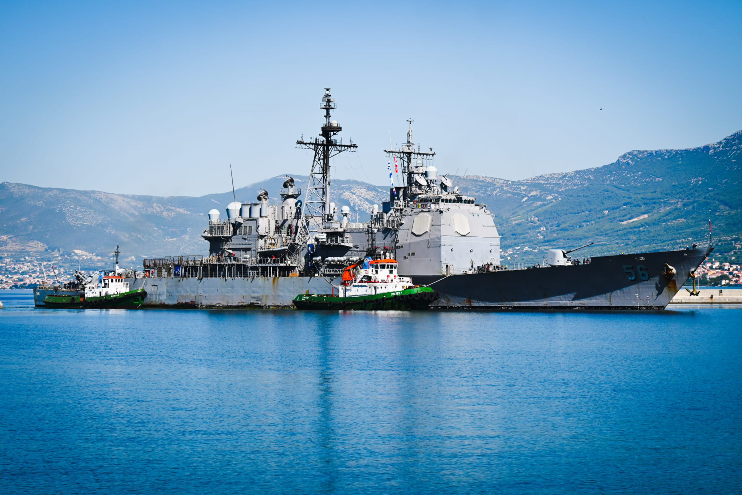 Krstarica USS San Jacinto u posjetu HRM-u i Gradu Splitu