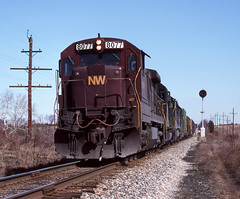 1983 03-13 1125 N&W C30-7-8077 S/B Sharpsburg, MD
