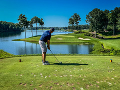 The Par 3 Hole #11 at Robert Trent Jones Golf Club on Lake Manassas - Gainesville VA