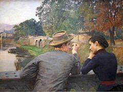 Les Amoureux d-Emile Friant (musée Marmottan Monet, Paris) - Photo of Le Chesnay