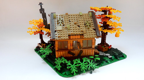 New Arrival from the lesdiy.com - MOC-64694 Family Cabin - Unboxing & Review (4K)