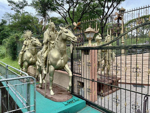 An impressive collection of statues