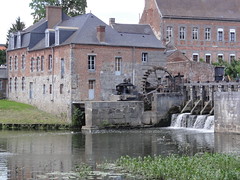 Maroilles (Nord, Fr) Moulin sur la Petite Helpe