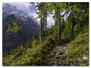 Dolomites, path