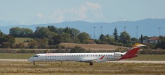 EC-MJP Iberia / Air Nostrum  Regional Bombardier CRJ-1000  LYS 180922 - Photo of Tignieu-Jameyzieu