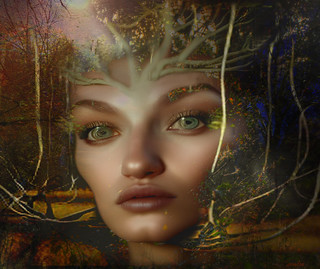 forest princess portrait