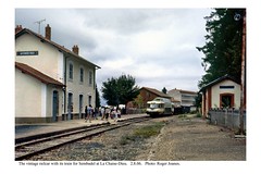 La Chaise-Dieu. Train for Sembadel. 2.8.06