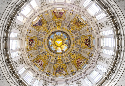 Vista interior de la cúpula del Berliner Dom