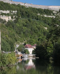 River Doubs, City of Besançon, Bourgogne-Franche-Comté, France