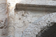 Roman Triumphal Arch - La Porte-Noir - in the City of Besançon, Bourgogne-Franche-Comté, France