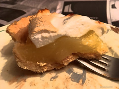 Lemon meringue pie on Bunnykins