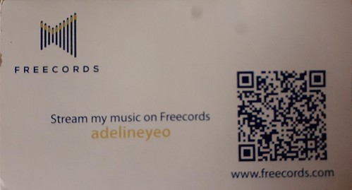 Adeline Yeo Freecords Indie Musician Namecard