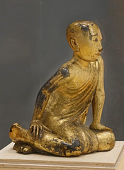 Statuette de moine Sāriputta (Musée d-art contemporain, Lyon) - Photo of Fontaines-sur-Saône