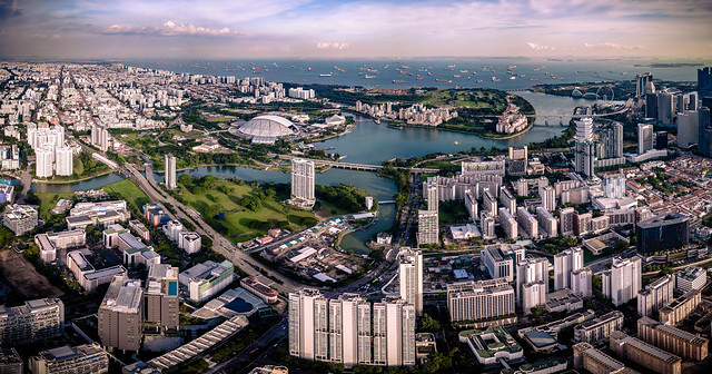 Singapore River viewed from Jalan Besar