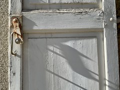 Limoges door shadow - Photo of Couzeix