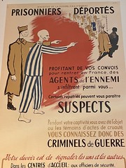 Suspects - poster from the museum of the resistance - Photo of Aureil