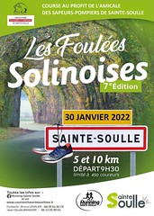 1er competition 2022, Foulées Solinoises, 5 km, 30 janvier 2022. 1er M4H - Photo of Lagord