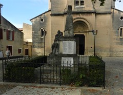 War Memorial, Pernes-les-Fontaines, Vaucluse, France.
