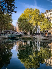 Reflections in Canal Saint-Martin …