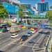 Ratchadamri road in front of Central World shopping mall in Bangkok, Thailand