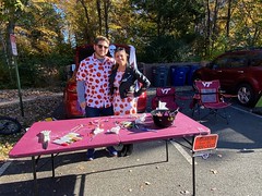 Kevin and Brie at Trunk or Treat