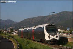 CFD (compagnie de Chemins de Fer Départementaux) AMG 800 (Autorail Métrique Grand confort) – Chemins de fer de la Corse n°802 - Photo of Olmeta-di-Tuda
