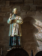 Le curé d-Ars dans la lumière - Photo of Aigueperse