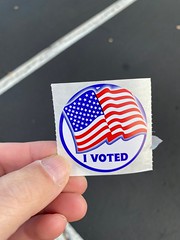 I Voted sticker - 2022