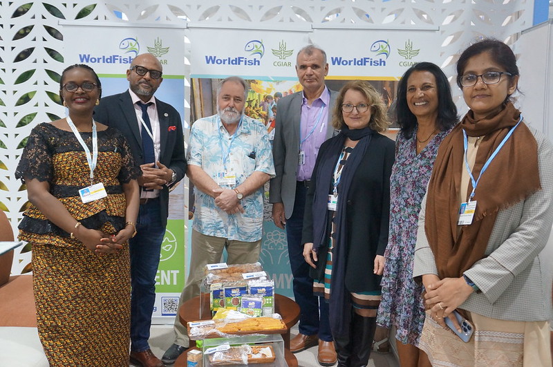 WorldFish and CGIAR at the 27th United Nations Climate Change Conference (COP27). Photo by Aniss Khalid, WorldFish.