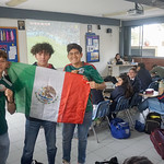 Febres apoyando a la selección de México