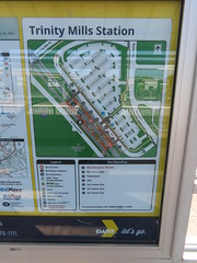 20220426 35 DART Green Line, Trinity Mills station