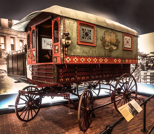 Queen Phoebe's Gypsy Wagon -- about 1880