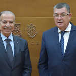 30-11-2022 Recepció de l'Ambaixador de Palestina, Husni Abdel Wahed