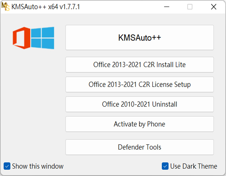 KMSAuto++ 1.7.8 免安裝版