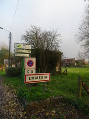 Chemin de Santes (C5) le panneau d'entrée Emmerin