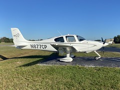 N877CP, Cirrus Design SR22 (3535), Clearwater Airpark 25th October 2022