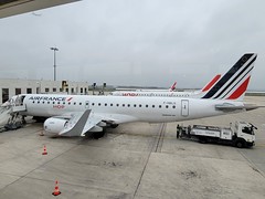 Air France Hop E-190(STD), F-HBLQ, MS 773 (09/2020), as AF 1506 Paris (CDG) - Düsseldorf (DUS), Flight time: 0:45