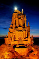 One magnificent sand castle