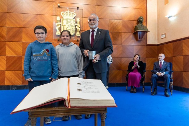 El Lugarteniente del Justicia asiste al Acto Institucional conmemorativo  del 44º aniversario de la Constitución Española, en la Delegación del  Gobierno en Aragón