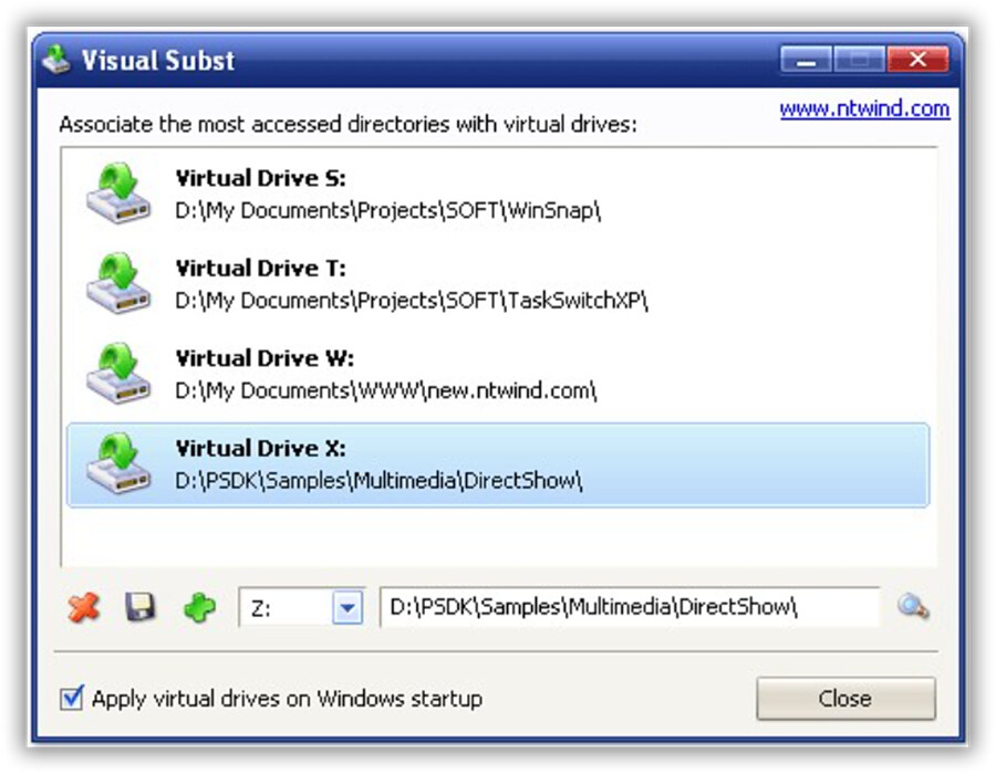 NTWind Visual Subst 5.5 多國語言免安裝
