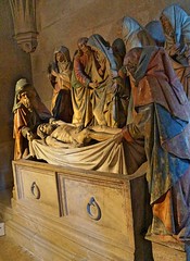 Semur-en-Auxois  Collégiale N.Dame ,  mise au tombeau du Christ