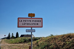 Arriving in La Petite Pierre, destination of the day