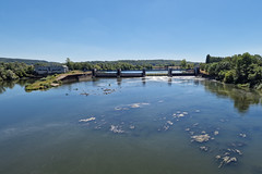 Moselle river in Kœnigsmacker