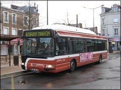 Irisbus Agora S GNV – Setram (Société d'Économie Mixte des TRansports en commun de l'Agglomération Mancelle) n°672