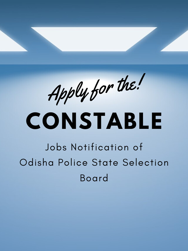 OPSSB Constable Jobs Notification