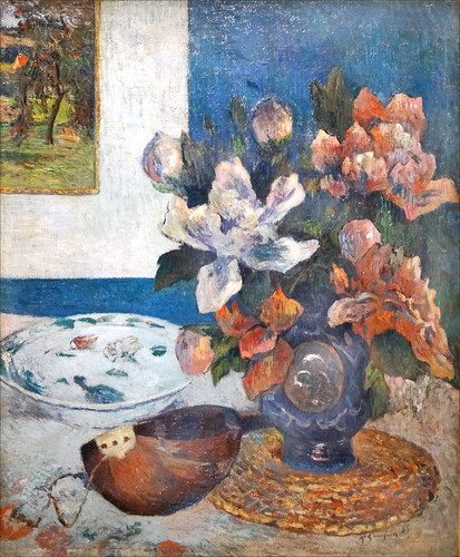 "Mandoline et Pivoiles de Chine" de P. Gauguin (Musée du Louvre, Paris)