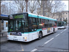 Man NL 223 – RATP (Régie Autonome des Transports Parisiens) / STIF (Syndicat des Transports d'Île-de-France) n°9121 - Photo of Montreuil
