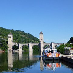 Cahors, Pont Valentré sur le Lot - Photo of Villesèque