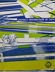 RENCONTRES INTERNATIONALES UNIVERSITAIRES DE CHANT CHORAL A L-UNIVERSITAIRE DE CAEN, BASSE NORMANDIE June 3- 8 1988 - Photo of Cambes-en-Plaine