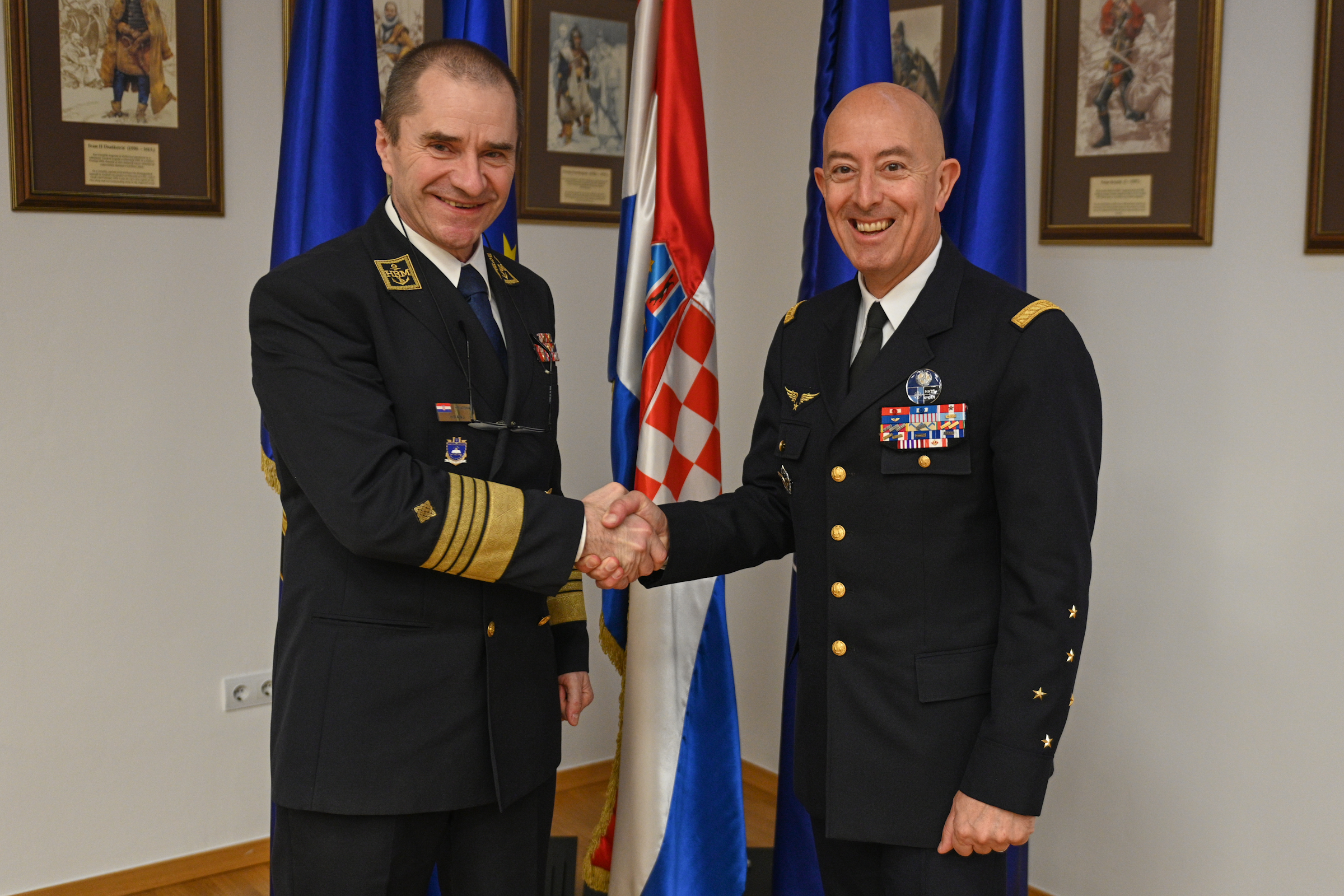Zapovjednik NATO Zapovjedništva za transformaciju u službenom posjetu OSRH